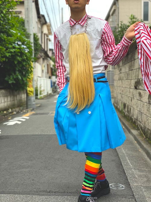 コムデギャルソンオムプリュスヘアネックレスウィッグネックレス