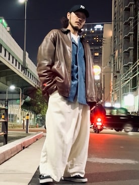 「'47（フォーティーセブン）のアイテム」を使った、いつきんぐさん（メンズ・173cm）の春コーディネート