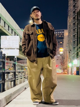 「Java（ジャバ）のアイテム（トップス）」を使った、いつきんぐさん（メンズ・173cm）の冬コーディネート