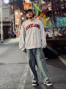 「'47（フォーティーセブン）のアイテム」を使った、いつきんぐさん（メンズ・173cm）の秋コーディネート