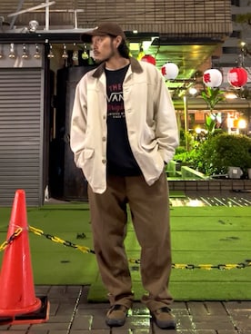 「schott(ショット)のアイテム」を使った、いつきんぐさん(メンズ・173cm)の春コーディネート