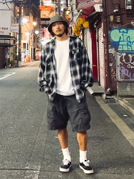 「VANS（バンズ）のアイテム」を使った、いつきんぐさん（メンズ・173cm）の秋コーディネート