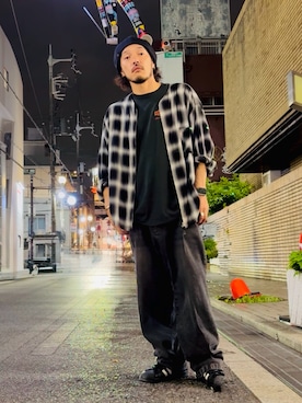 「アイテム（キャスケット）」を使った、いつきんぐさん（メンズ・173cm）の夏コーディネート