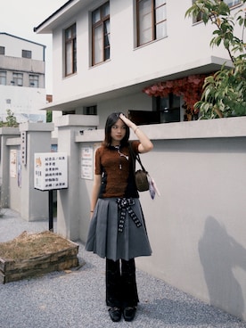 「IMARI（イマリ）のアイテム」を使った、Jing 🇹🇼さん（レディース・158cm）の冬コーディネート