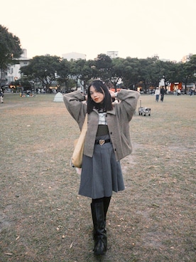 Jing 🇹🇼さん（レディース・158cm）の冬コーディネート