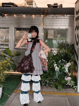 「jouetie（ジュエティ）のアイテム（デニムパンツ）」を使った、Jing 🇹🇼さん（レディース・158cm）の秋コーディネート