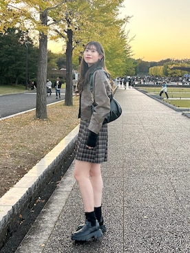 「SpRay（スプレイ）のアイテム」を使った、くりーむぱんさん（レディース・158cm）の冬コーディネート