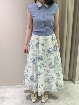 「MISCH MASCH（ミッシュマッシュ）のアイテム」を使った、天王寺ミオ本館店さん（レディース・164cm）の夏コーディネート
