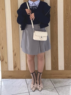 「トレンドコーデ」｜天王寺ミオ本館店さん（レディース・153cm）の春コーディネート