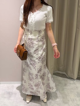 「MISCH MASCH（ミッシュマッシュ）のアイテム」を使った、天王寺ミオ本館店さん（レディース・151cm）の春コーディネート