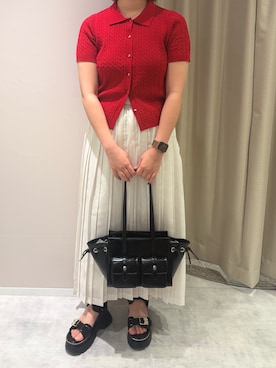 「MISCH MASCH（ミッシュマッシュ）のアイテム」を使った、天王寺ミオ本館店さん（レディース・153cm）の春コーディネート