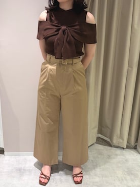 天王寺ミオ本館店さん（レディース・164cm）の春コーディネート