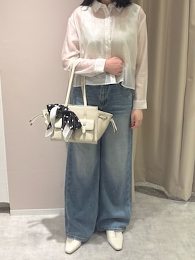 「MISCH MASCH（ミッシュマッシュ）のアイテム」を使った、天王寺ミオ本館店さん（レディース・153cm）の春コーディネート