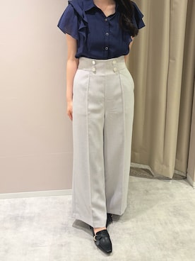 「MISCH MASCH（ミッシュマッシュ）のアイテム（トップス）」を使った、天王寺ミオ本館店さん（レディース・150cm）の春コーディネート