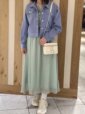 天王寺ミオ本館店さん（レディース・164cm）の春コーディネート