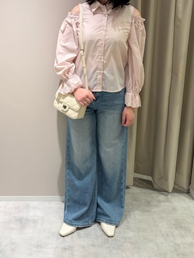 「MISCH MASCH（ミッシュマッシュ）のアイテム」を使った、天王寺ミオ本館店さん（レディース・164cm）の春コーディネート