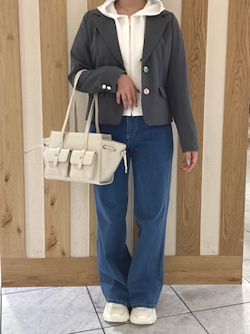 「MISCH MASCH（ミッシュマッシュ）のアイテム」を使った、天王寺ミオ本館店さん（レディース・153cm）の春コーディネート