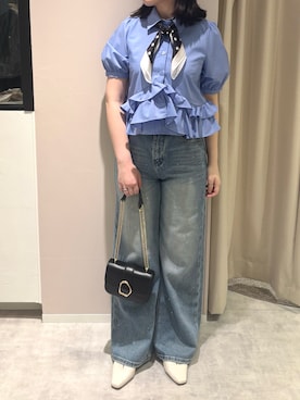 「MISCH MASCH（ミッシュマッシュ）のアイテム」を使った、天王寺ミオ本館店さん（レディース・164cm）の春コーディネート