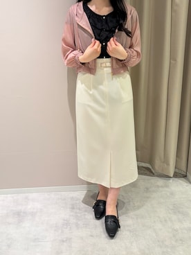 「MISCH MASCH（ミッシュマッシュ）のアイテム（トップス）」を使った、天王寺ミオ本館店さん（レディース・150cm）の春コーディネート