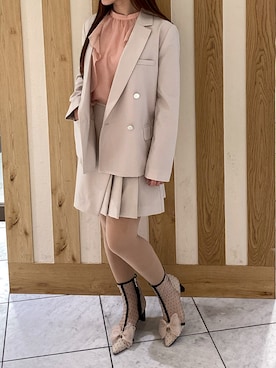 「双子コーデ」｜天王寺ミオ本館店さん（レディース・150cm）の春コーディネート