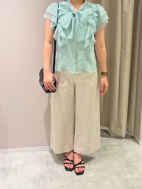 「MISCH MASCH（ミッシュマッシュ）のアイテム」を使った、天王寺ミオ本館店さん（レディース・153cm）の春コーディネート