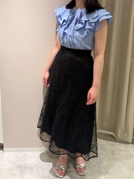 「出勤コーデ」｜天王寺ミオ本館店さん（レディース・164cm）の夏コーディネート