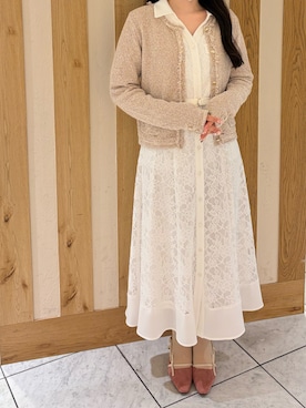 「MISCH MASCH（ミッシュマッシュ）のアイテム」を使った、天王寺ミオ本館店さん（レディース・150cm）の春コーディネート