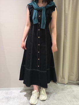 「MISCH MASCH（ミッシュマッシュ）のアイテム」を使った、天王寺ミオ本館店さん（レディース・164cm）の春コーディネート