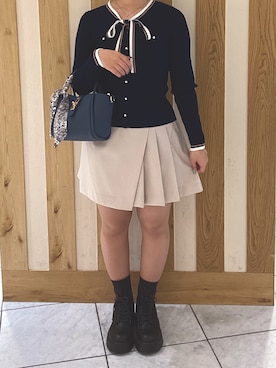 天王寺ミオ本館店さん（レディース・153cm）の春コーディネート