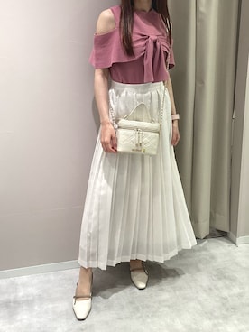 「MISCH MASCH（ミッシュマッシュ）のアイテム」を使った、天王寺ミオ本館店さん（レディース・151cm）の春コーディネート