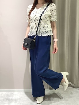 「MISCH MASCH（ミッシュマッシュ）のアイテム」を使った、天王寺ミオ本館店さん（レディース・151cm）の春コーディネート