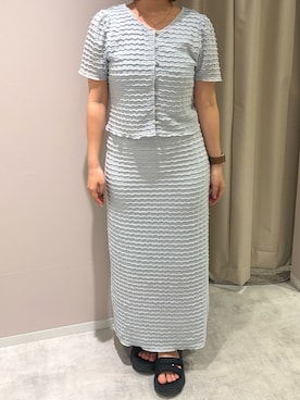 「MISCH MASCH（ミッシュマッシュ）のアイテム」を使った、天王寺ミオ本館店さん（レディース・153cm）の春コーディネート