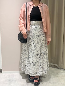 「MISCH MASCH（ミッシュマッシュ）のアイテム」を使った、天王寺ミオ本館店さん（レディース・153cm）の春コーディネート