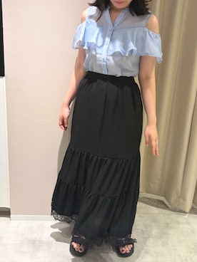 「20代後半」｜天王寺ミオ本館店さん（レディース・164cm）の夏コーディネート