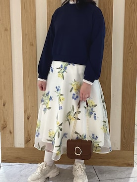 「MISCH MASCH（ミッシュマッシュ）のアイテム」を使った、天王寺ミオ本館店さん（レディース・164cm）の春コーディネート