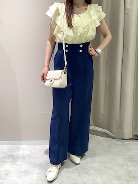 「MISCH MASCH（ミッシュマッシュ）のアイテム」を使った、天王寺ミオ本館店さん（レディース・151cm）の春コーディネート