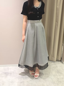 「MISCH MASCH（ミッシュマッシュ）のアイテム（スカート）」を使った、天王寺ミオ本館店さん（レディース・151cm）の春コーディネート
