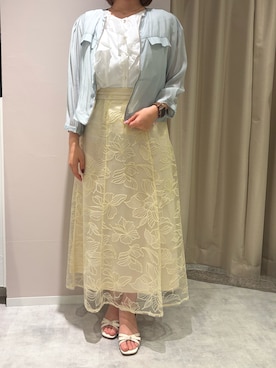 「MISCH MASCH（ミッシュマッシュ）のアイテム（トップス）」を使った、天王寺ミオ本館店さん（レディース・153cm）の春コーディネート