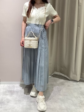 「MISCH MASCH（ミッシュマッシュ）のアイテム」を使った、天王寺ミオ本館店さん（レディース・151cm）の春コーディネート