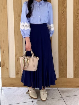 「お仕事スタイル」｜天王寺ミオ本館店さん（レディース・150cm）の春コーディネート