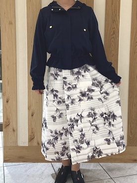 「MISCH MASCH（ミッシュマッシュ）のアイテム」を使った、天王寺ミオ本館店さん（レディース・153cm）の春コーディネート