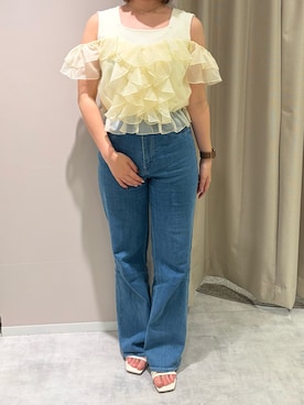 「MISCH MASCH（ミッシュマッシュ）のアイテム」を使った、天王寺ミオ本館店さん（レディース・153cm）の春コーディネート