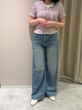 「MISCH MASCH（ミッシュマッシュ）のアイテム」を使った、天王寺ミオ本館店さん（レディース・164cm）の春コーディネート