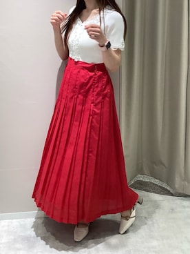 「MISCH MASCH（ミッシュマッシュ）のアイテム」を使った、天王寺ミオ本館店さん（レディース・151cm）の春コーディネート