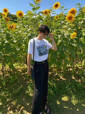 「GLOBAL WORK（グローバルワーク）のアイテム」を使った、NoKさん（メンズ・168cm）の夏コーディネート