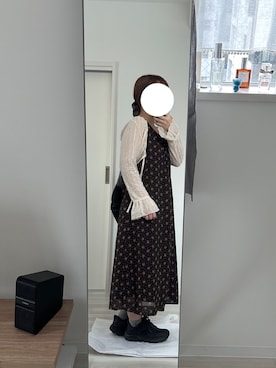 「アイテム（バックパック/リュック）」を使った、私さん（レディース・152cm）の夏コーディネート
