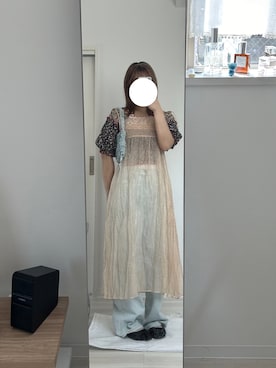 「niko and...（ニコアンド）のアイテム」を使った、私さん（レディース・152cm）の夏コーディネート