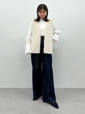 「アイテム（その他アウター）」を使った、TAKAKURAさん（レディース・155cm）の夏コーディネート