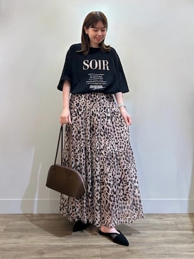 「アイテム（パンプス）」を使った、TAKAKURAさん（レディース・155cm）の夏コーディネート