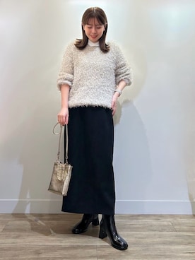 「ニット/セーター」｜TAKAKURAさん（レディース・155cm）の秋コーディネート
